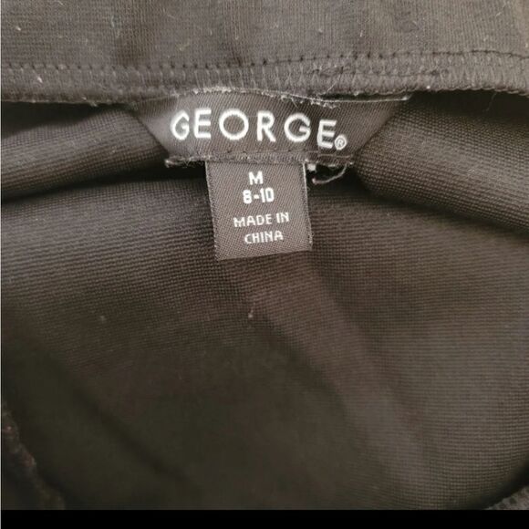 Above knee golden zipper skirt pull on comfort - Picture 3 of 3